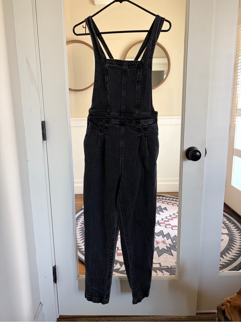 Madewell Black Women's Denim Overalls